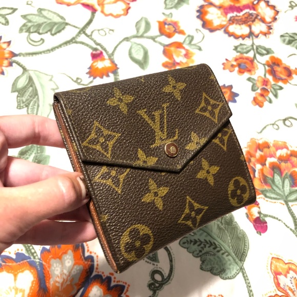 Louis Vuitton AUTHENTIC Vintage Monogram Portefeiulle Elise Trifold Wallet 1990 - Picture 2 of 16
